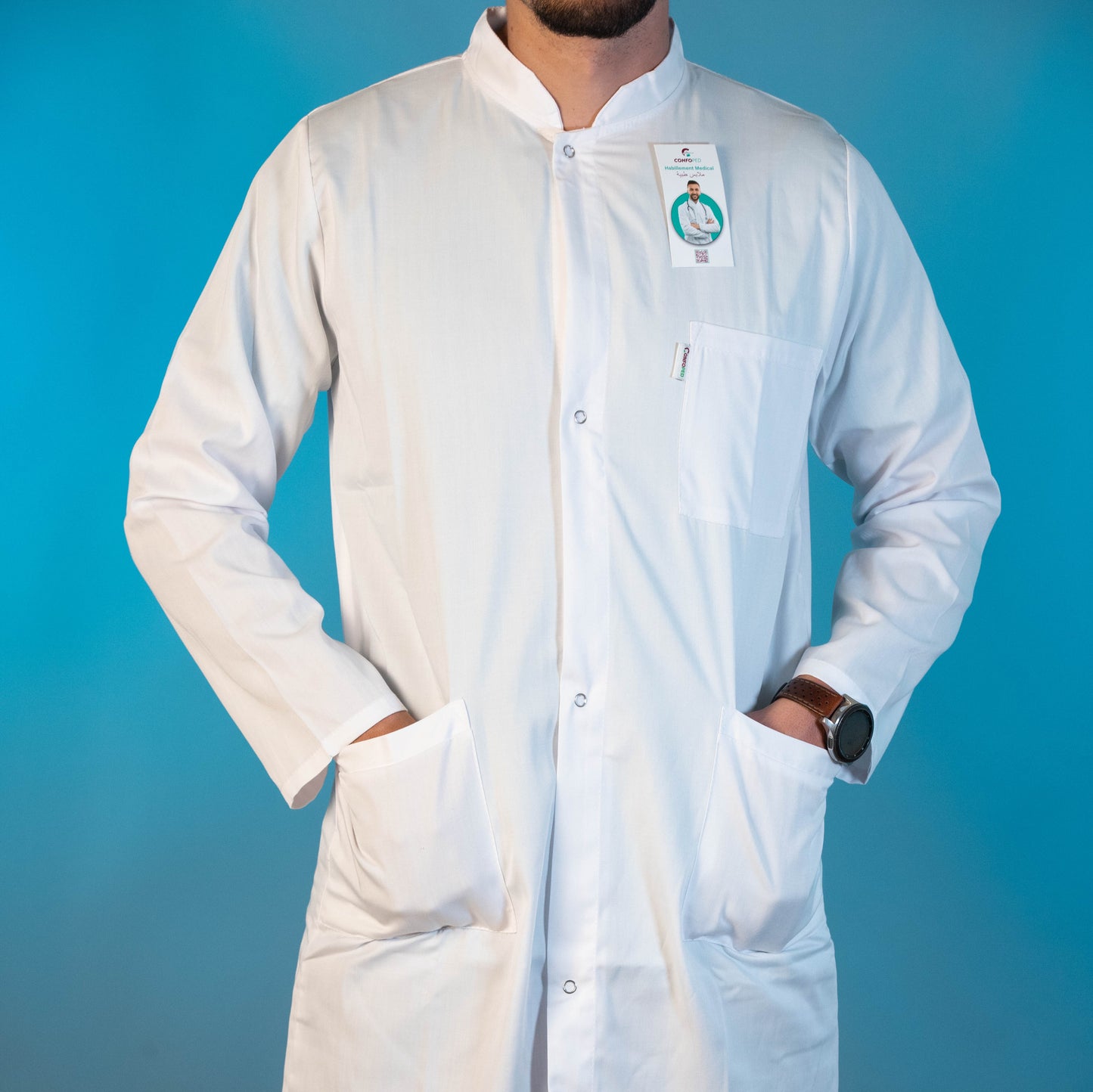 Blouse Confoped Homme Manche Longue (avec boutons)