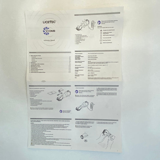peigne electrique anti oux