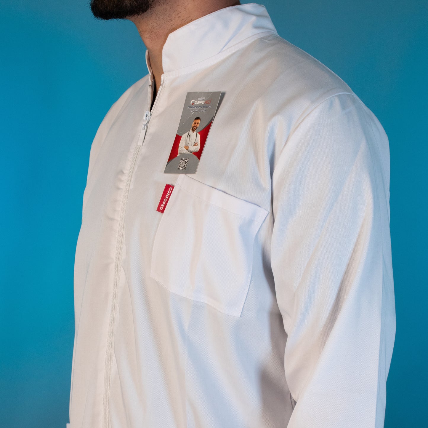 Blouse Confoped Homme Manche Longue (avec fermeture)